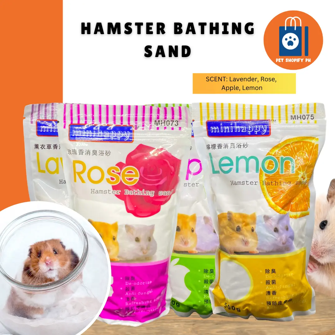 MINI HAPPY HAMSTER BATHING SAND (Available in FOUR SCENTS)