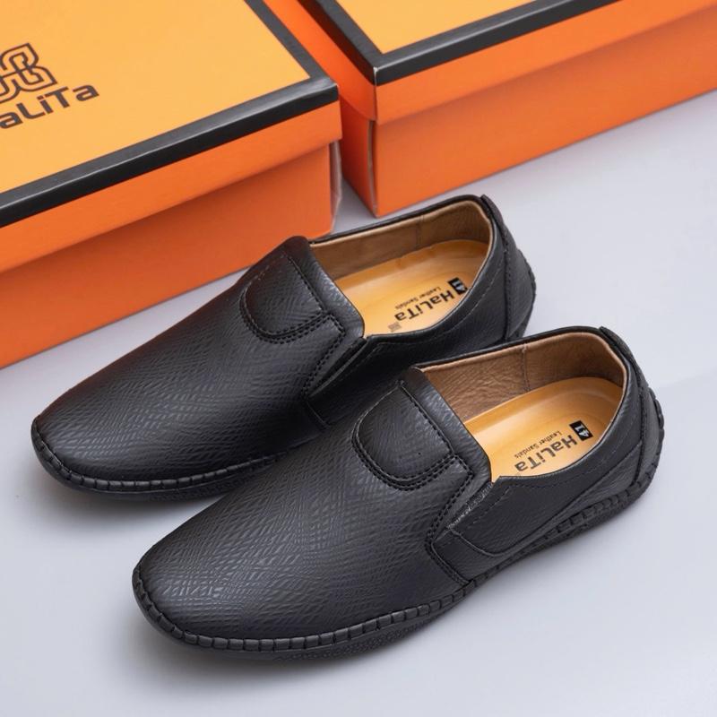  HaLiTa Giày Mọi Da Bò Vân Bản Nâng Cấp Đế Cao Su Vân Nhám Chống Trơn Giảm Mỏi Chân Phom Bàn Chân Việt Nam ,Đẹp Sang Chảnh Siêu Hot Tik Tok Shop 