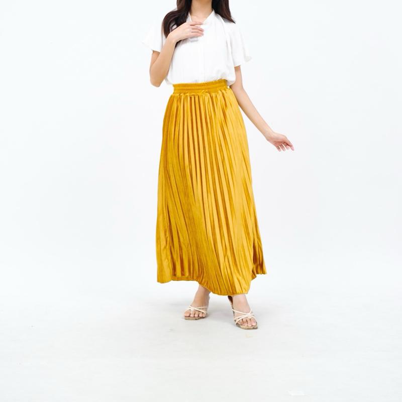 Rok plisket bludru premium / velvet skirt flare 1