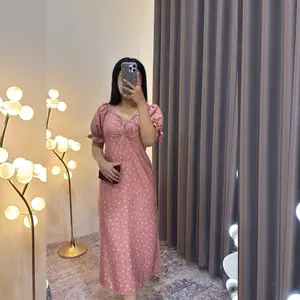 Daster Alika Bahan Rayon Santung Premium Busui Friendly Adem Cantik Tebal