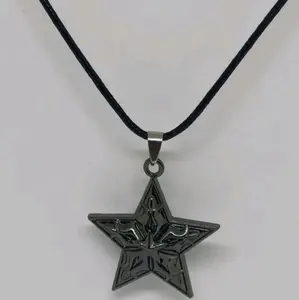 Kalung Tali Korea Hitam Bandol Bintang dengan Desain Elegan dan Tali yang Nyaman untuk Dipakai Sehari-hari