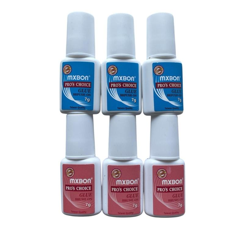 MXBON Nail Tip Glue with brush MX Bon Lem Kuku Palsu Super awet 7g 1