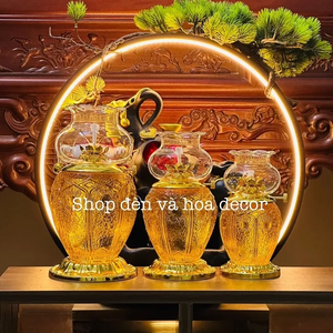 Đèn Và Hoa Decor