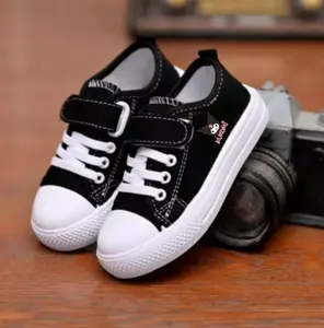 SBS Sepatu Anak Sneaker Trendi Sepatu Sekolah Prepet Tali Hitam Motif Kuromi Murah Nyaman Kekinian