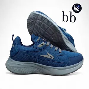 GUMERS Sneakers Sepatu Nevi Abu, Sepatu Olahraga & Casual, Kanvas & Karet Phylon, Hitam, Size 36-43, Nyaman untuk Jogging & Senam