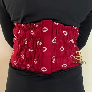 ￼Kemben/Angkin Jumputan Instan model Karet Belakang