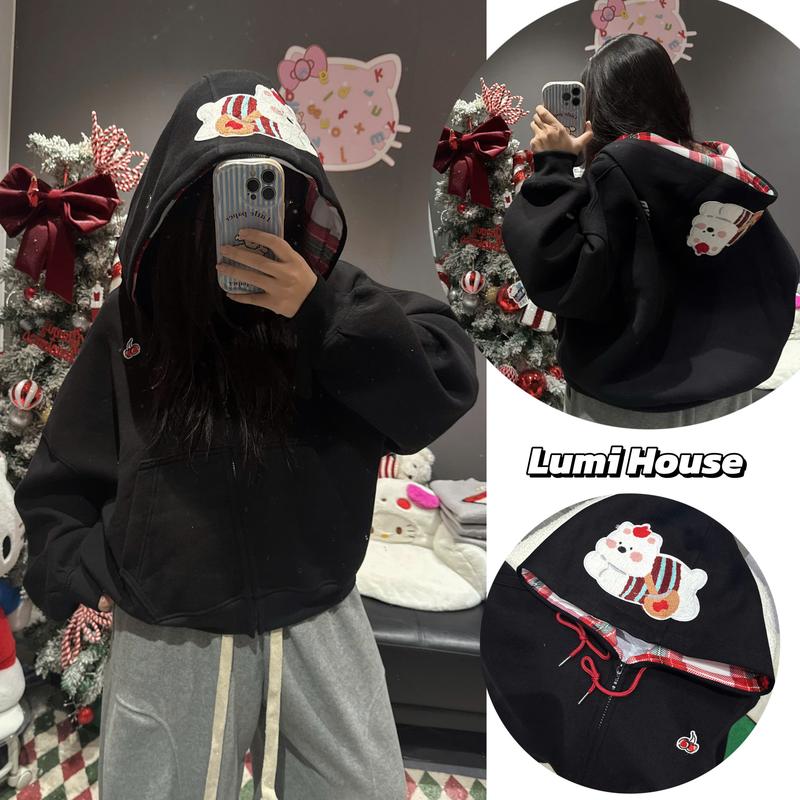 (MỞ BÁN) (FORM NGẮN BOXY)  LUMI HOUSE- ÁO KHOÁC HOODIE ZIP CẢN NẮNG MÙA HÈ, THU, VẢI NỈ HAI DA ÉP ĐANH MỊN, FORM BOXY UNISEX NAM NỮM CÓ 1 TÚI TRONG LMZ02