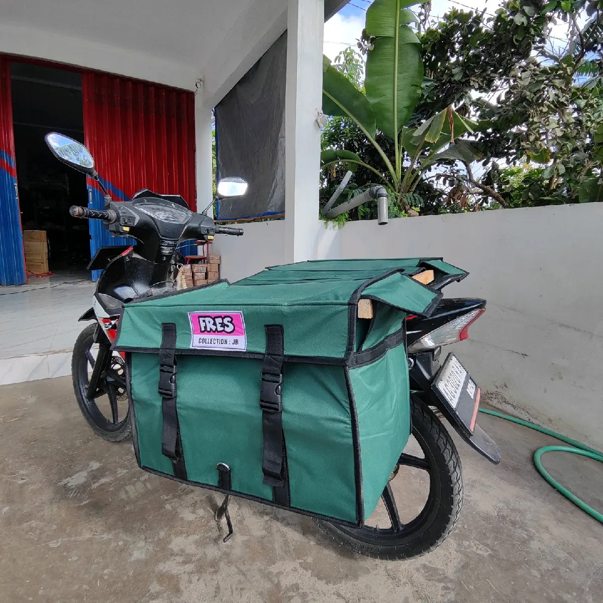 Tas obrok motor jumbo tas kurir j&t, jne anti air muat beban banyak