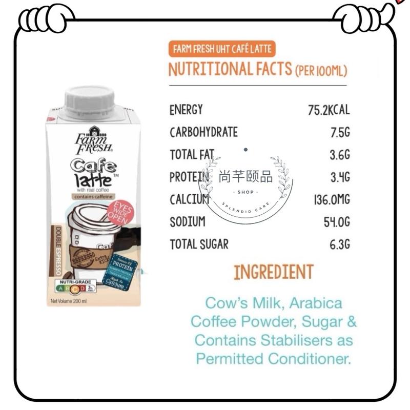Farm Fresh Cafe Latte 200ml Coffee 1