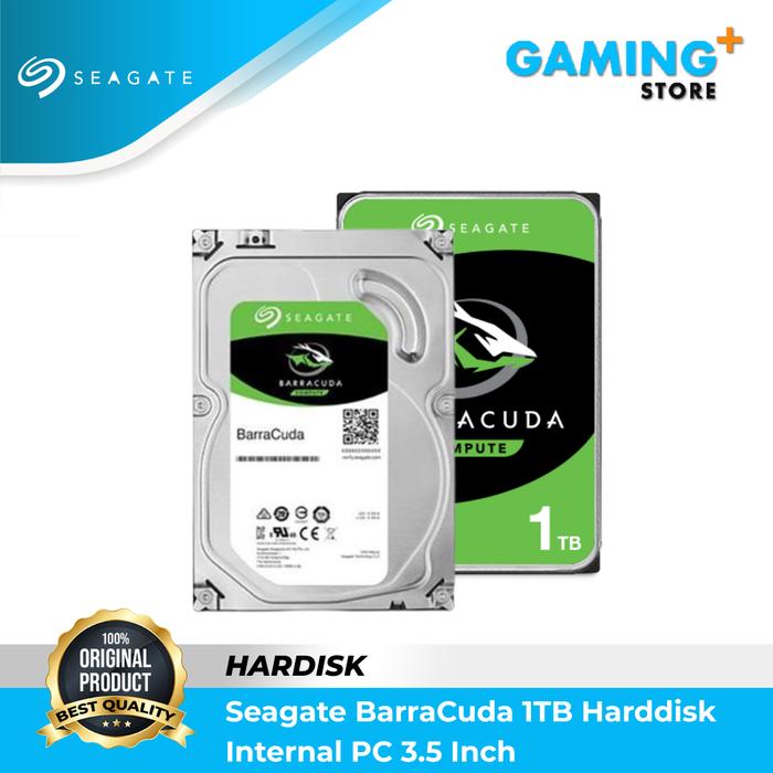 Gambar Seagate BarraCuda Harddisk Internal PC 1TB / 2TB / 4TB / 6TB / 8TB SATA - 1TB dari Gaming Plus Store Kota Surabaya Tokopedia
