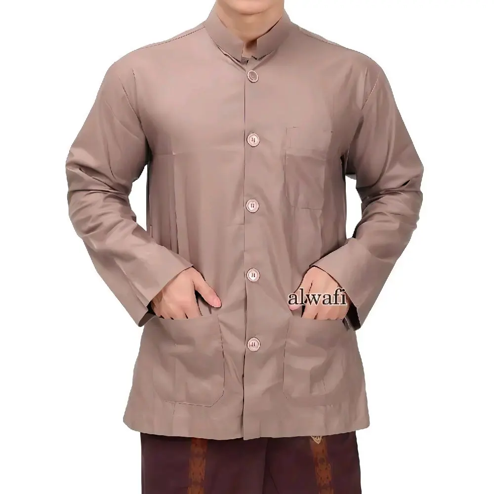 KOKO HAIBAH PREMIUM SAKU DEPAN KOKO HAIBAH SANTRI HABAIB BAJU MUSLIM LENGAN PANJANG PREMIUM