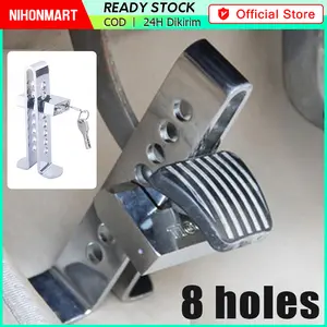 Kunci Pengaman Gembok Pedal Mobil Anti Maling Pedal Kopling & Rem Anti Maling Kunci Gembok Pedal Gas Mobil Heavy Metal Universal Car Safe Pedal Pad Lock