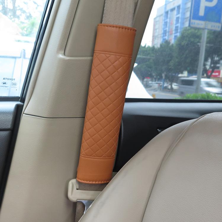 1Pcs Sarung Sabuk Pengaman Car Mobil Bahan Kulit PU HM071 XOBOX 5