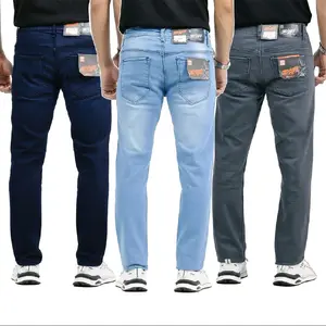 Celana panjang jeans pria slimfit stretch premium (hitam,abu,navy,biru) Skinny Formal Melar Denim