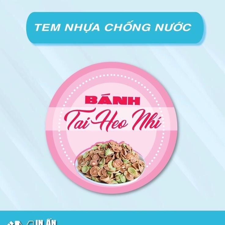 [GIÁ XƯỞNG] In Tem Nhựa, Tem Dán Chống Nước, Sticker 2