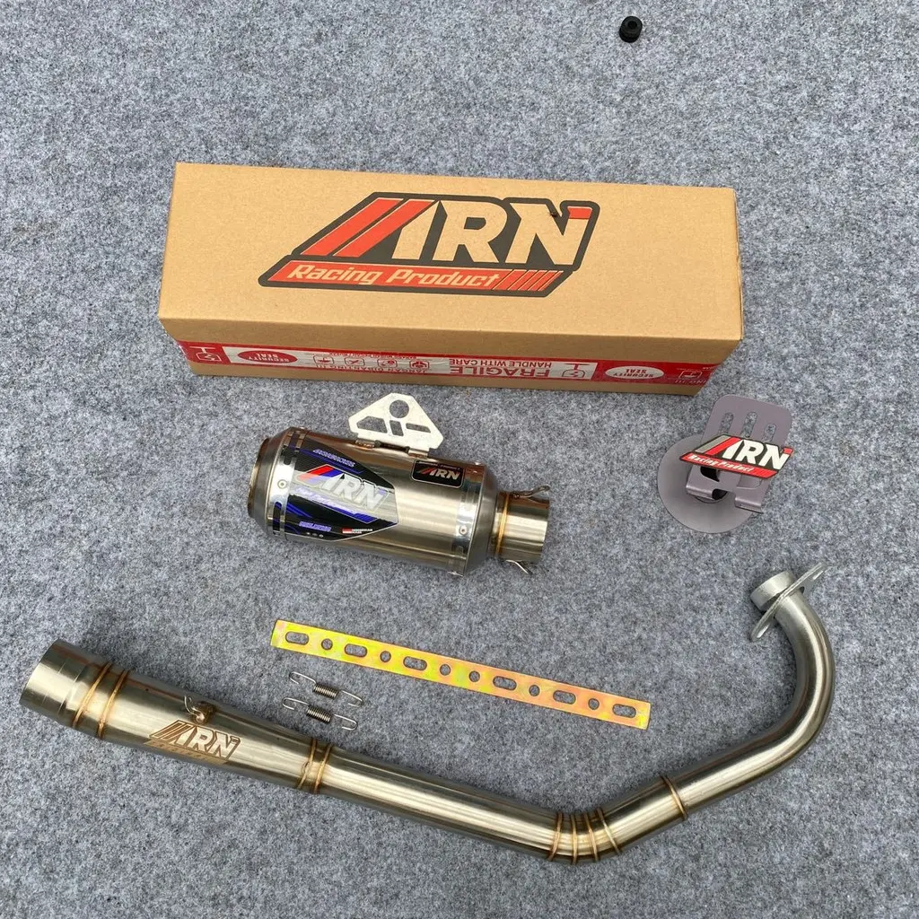 Knalpot Prostreet gp1 ARN Mx new Mx Old dan Mx King Ukuran 35-38-50 dan 32-35-50 gratis Laser Nama