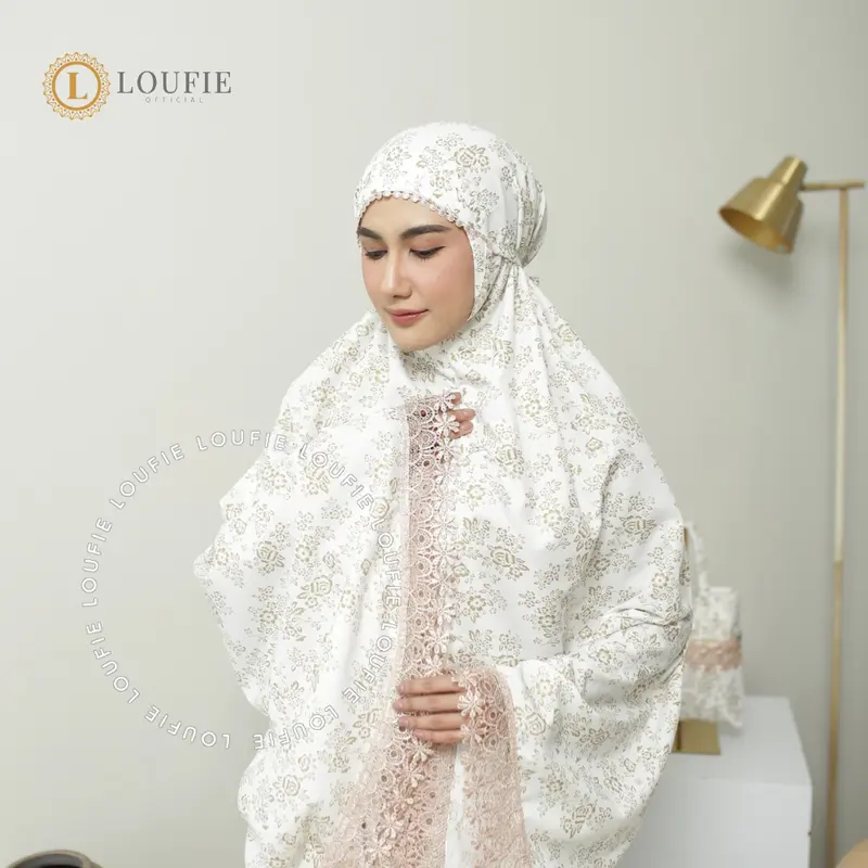 Loufie - Mukena Dewasa Katun Mikro Foil Premium Series Khalisa 3
