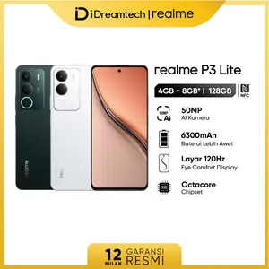 realme P3 Lite 4GB+8GB | 128GB NFC (6300 mAh Battery | 120Hz Screen | 50 MP AI Camera | Ultra Slim Design 7.79mm)