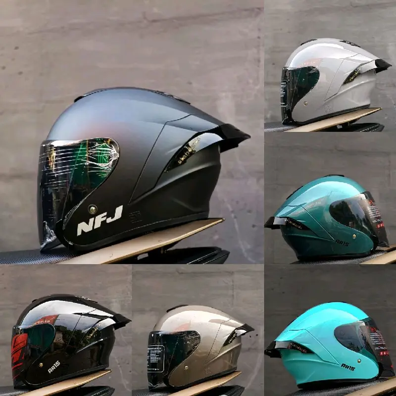 HELM MLA KAIROZ,PAKET GANTENG VENOM FLAT VISOR SLOT INTERCOM SINGLE VISOR 0