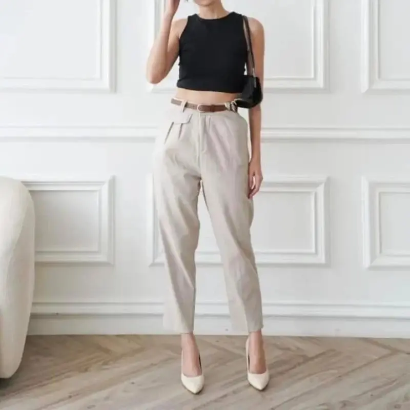 Ara Pants Celana Panjang Wanita Semi Woll Premium Casual celana korean style