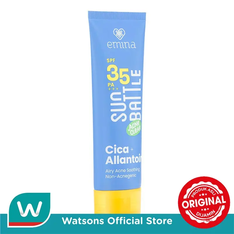 Emina Sun Battle SPF 35 PA +++ Acne Clear Cica + Allantoin Airy Acne Soothing 50ml 3