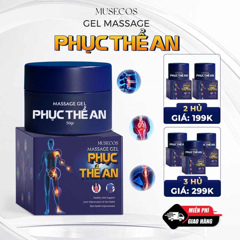   P1  Gel Massage - Phục Thể An  50gr  - Hỗ Trợ Tê Bì Chân Tay Các Vấn Đề Nhức Mỏi Xương Khớp 