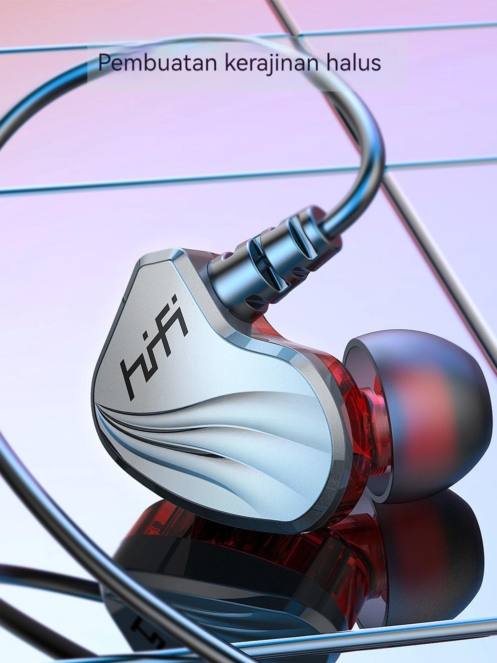 Tipe C Headphone Kabel Headphone Game Headphone dengan Mikrofon Olahraga Bass Mode Headphone Tipe C Headphone Kabel Headphone Game Headphone dengan Mikrofon Olahraga Bass Mode Headphone