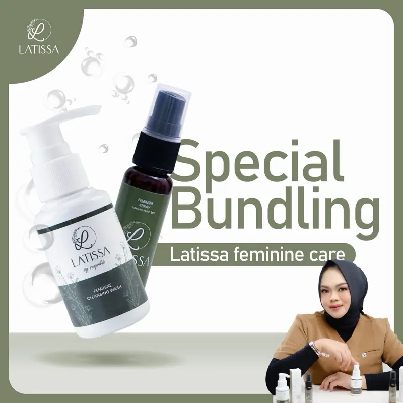 BUNDLE Latissa Feminine Spray dan Latissa Feminine Cleansing Wash