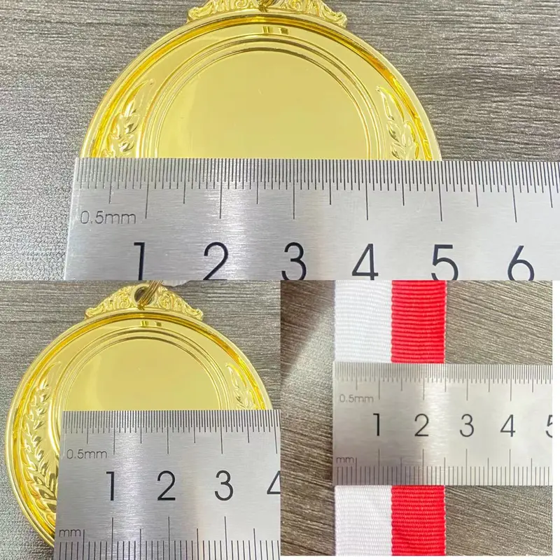 Medali Warna Emas Perak Perunggu Plus Medalion Mendali Gold Silver Bronze Penghargaan Lomba Kejuaraan Olimpiade Hadiah Wisuda Souvenir/Medali Anak-Anak 5