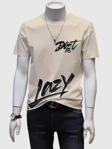 Baju kaos pria dan wanita bahan catton combed 24s sablon print DTF DONT BE LAZY