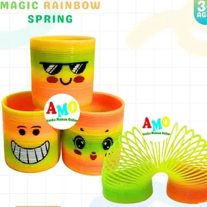 RAINBOW SPRING MULTICOLOUR MAINAN PER PEGAS SPIRAL SS1378 /mainan anak /mainan viral /mainan murah