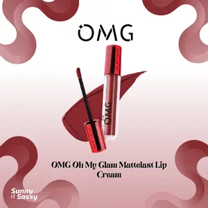 OMG Oh My Glam Matte Kiss Lip Cream 3,5g | Lipstick | Lip Cream Gloss Lipcream Lipstik Waterproof