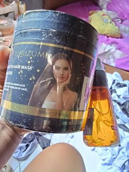 Product Review of PAKET 2 IN 1 BPOM Bioaqua x Yurizumi Hair Mask Creambath dan Hair Serum 70ml Perawatan Argan from h**k 1