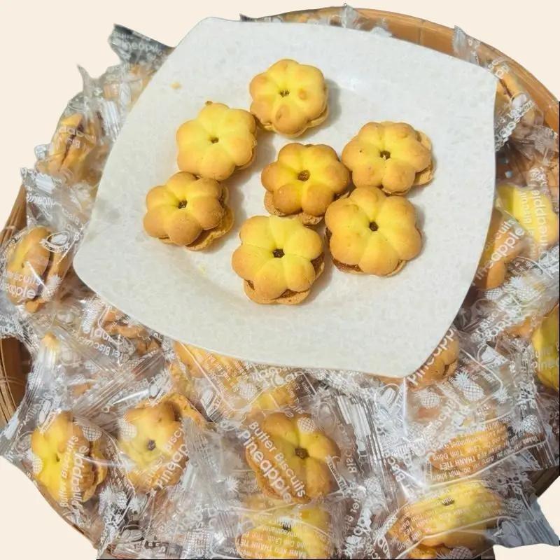  Bánh Hoa Mai Nhân Khóm 500gr 1000gr - Ăn Vặt Nhà Lam Túi 500gr Mùi Thơm Đặc Trưng Giòn Giòn Vị Ngọt Dịu Thích Hợp Làm Món Ăn Vặt Thích Hợp Đem Theo Khi Đi Du Lịch 