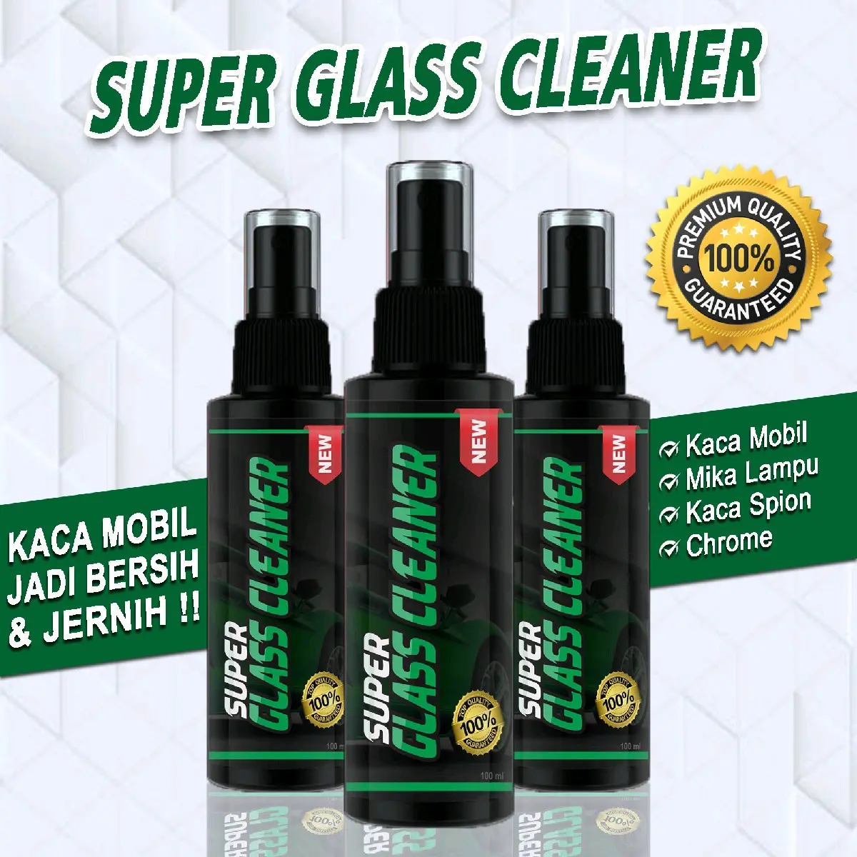 SALE!!!SUPER GLASS CLEANER/PEMBERSIH KACA/PENGHILANG JAMUR