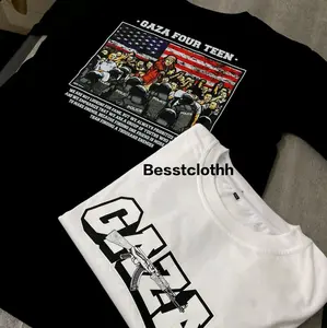 TSHIRT GAZA FOURR TEEN KAOS TRENDING