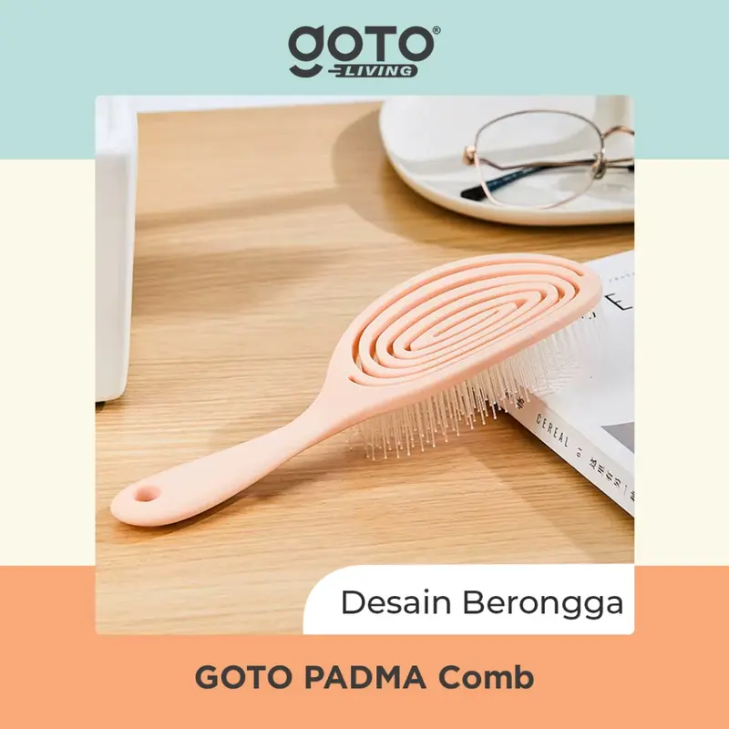 Goto [COD] Padma Comb Sisir Rambut Anti Statis Kusut Rontok Pria Wanita 4