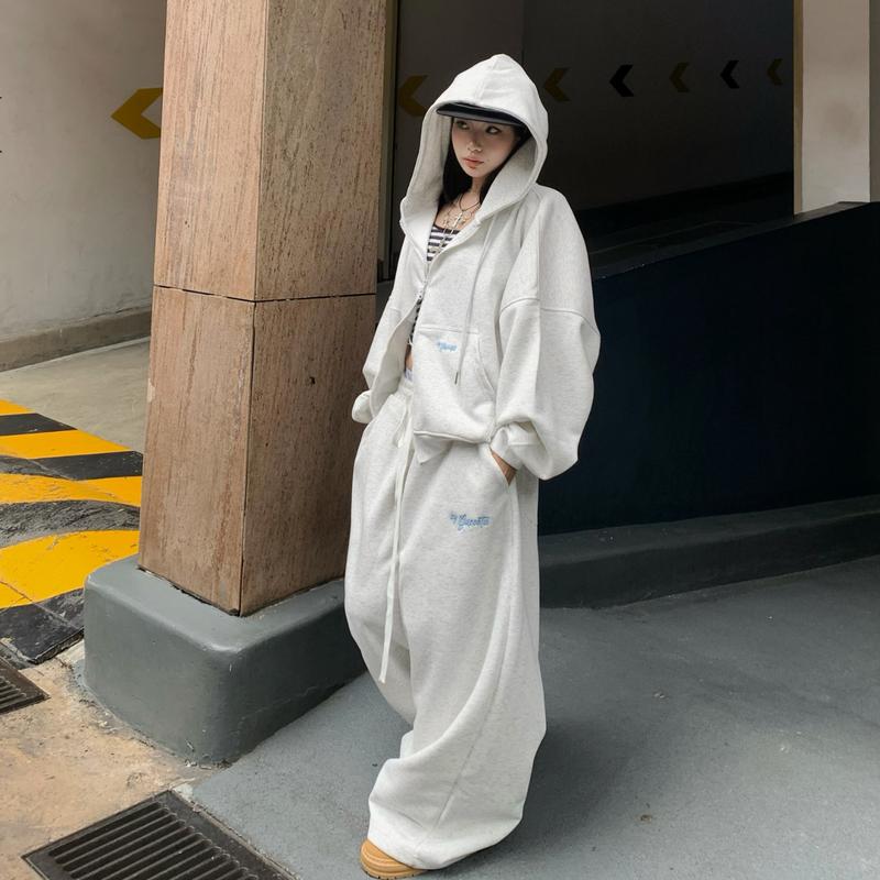   BST THU ĐÔNG  Set Bộ Hoodie Zip Soulmate GUPO Form Boxy 380GSM Nỉ Ép Hàn Cao Cấp - SNI01 