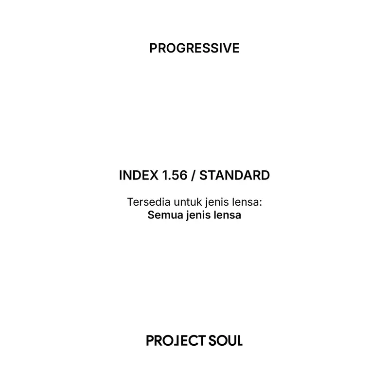 Project Soul - Tinted Progressive Lens -  Lensa Kacamata 1
