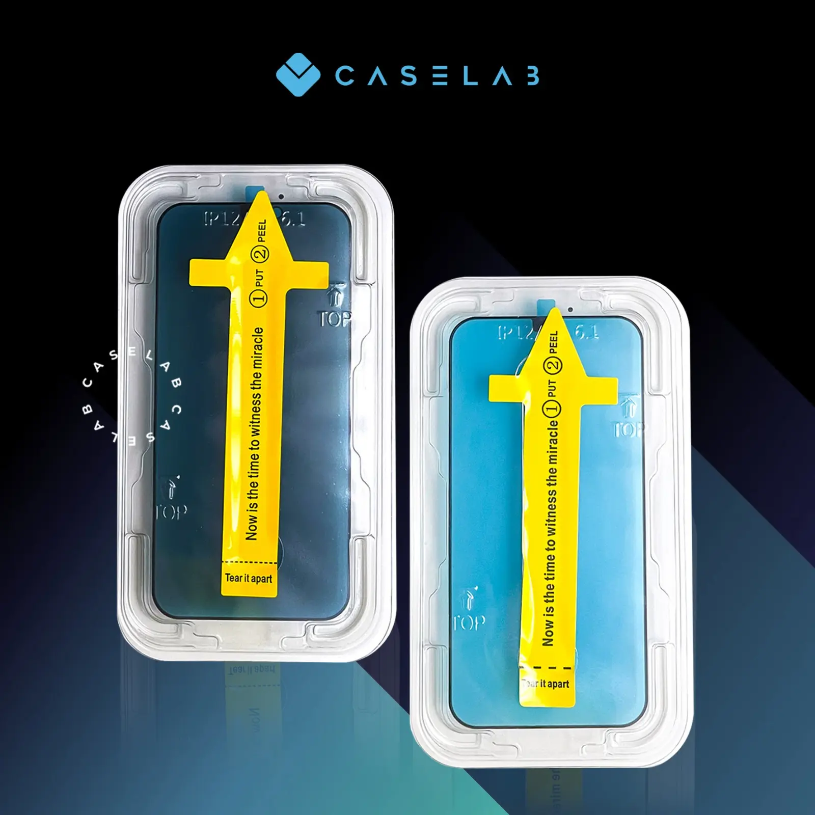 CASELAB GLASS TEMPERED ANTIGORES AUTO ALIGN SUPERFIT IP 16 PROMAX 16 PRO 16 PLUS 16 15 PROMAX 15 PRO 15 PLUS 15  14 PROMAX 14 14PRO 13PROMAX 13 13PRO 12PROMAX 12 12PRO 11 11PRO 11PROMAX XR XS XSMAX ANTIDUST SPEAKER CLEAR AND SPY PRIVACY KACA