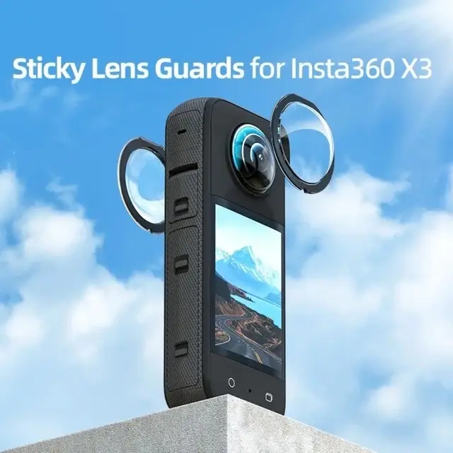 Bảo Vệ Ống Kính Dính, Dành Cho Insta360 X3 / X2, Chế Độ 360 Ống Kính Kép, Phụ Kiện Bảo Vệ, Bảo Vệ Ống Kính Mới, Thích Hợp Cho Insta360 ONE X3 / X2, Bao Gồm Các Phụ Kiện