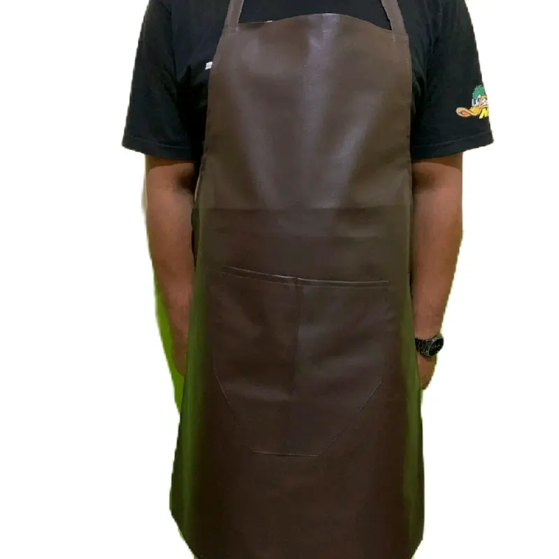 celemek standar-bahan oskar waterproof anti air-celemek masak polos-apron murah-kulit sintetis 6
