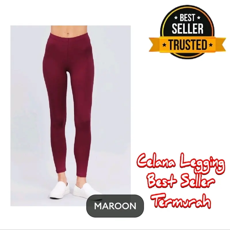 Best Seller Legging Jersey Tebal Ukuran Sampai 4L,bahan Jersey nyaman di pakai Celana Panjang 1