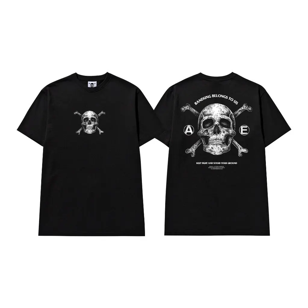 （cod） BBTU - T-SHIRT - SKULL ARTWORK 2ND