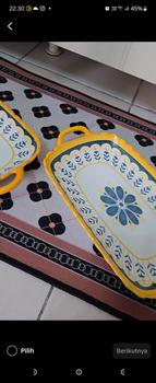 Product Review of ASHOME Piring lauk berbentuk gagang berbahan dasar keramik porselen motif blue flower tahan microwave dan oven cocok untuk penyajian lauk mewah dan elegant from c**s 0