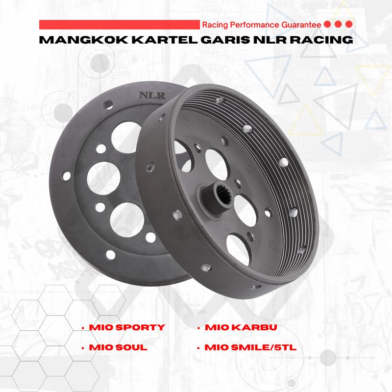 MANGKOK GANDA KARTEL GARIS ANTI GREDEK DAN ANTI SLIP UNTUK VARIAN Motorcycle VARIO NMAX MIO Karbu BEAT FINO 5
