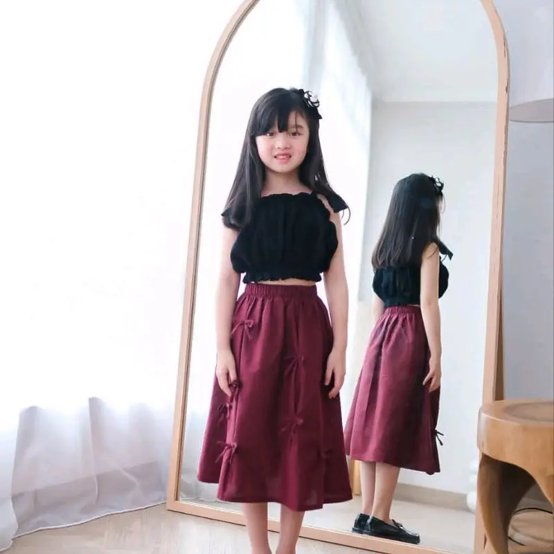 ROK PITA // ROK ANAK 2-6THN// ROK LINEN Perempuan Bayi Cewek Katun 3