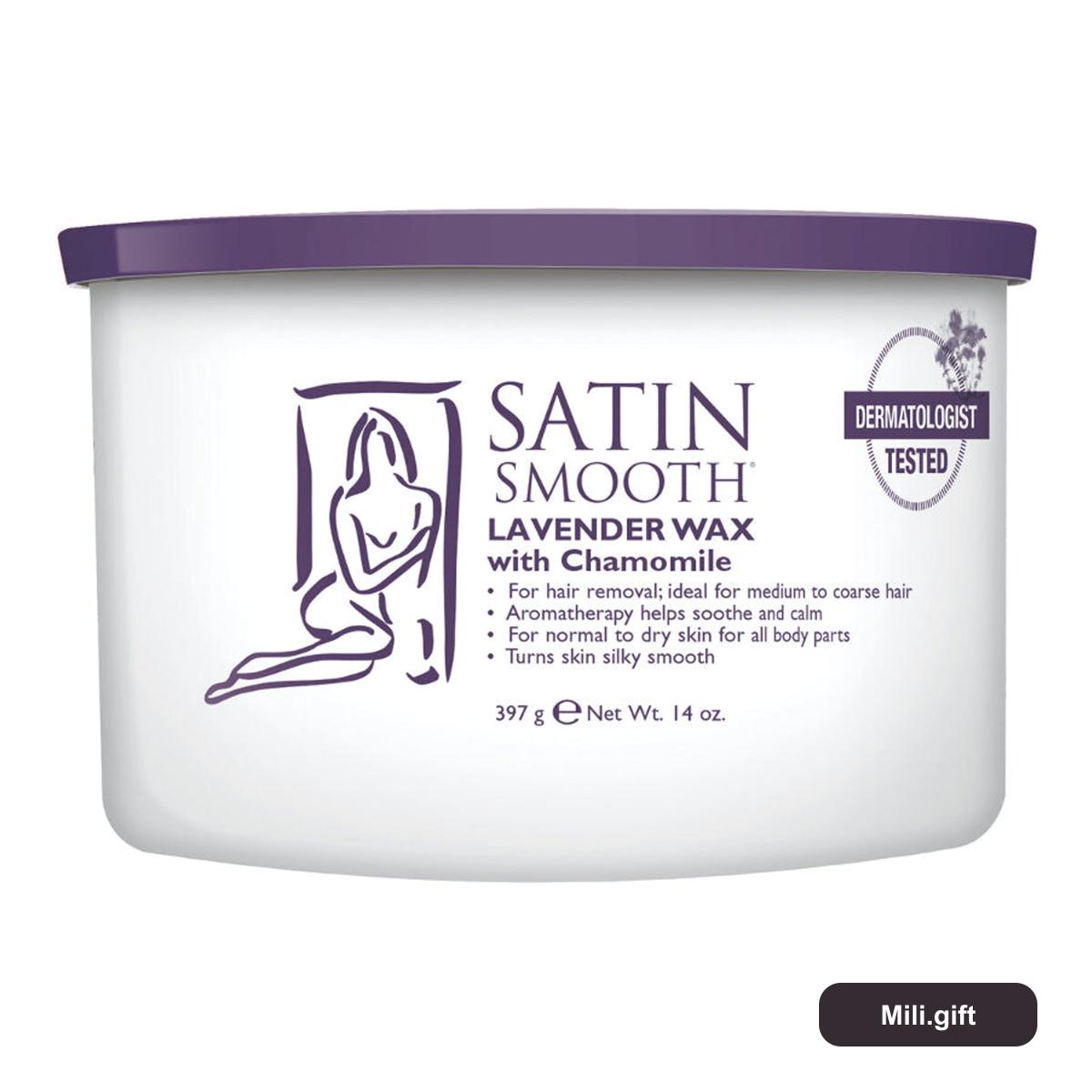 Sáp Chăm Sóc Satin Smooth Lavender Cream Wax 14 oz / 397 g