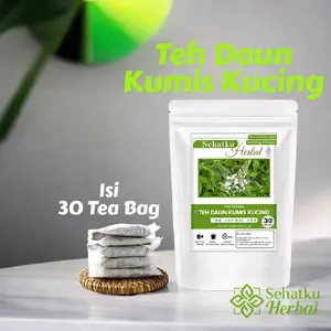 Teh Daun Kumis Kucing Isi 30 Tea bag minuman Herbal instan Menyehatkan