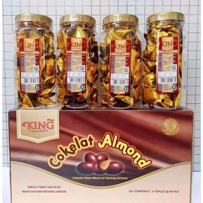 Coklat almond king /Cemilan Chocolate Cokelat Camilan Food